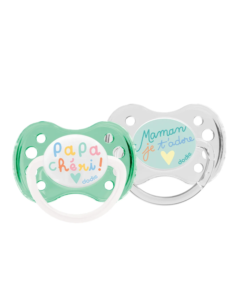 Dodie Soother 0-6 months A31 MIXED X2