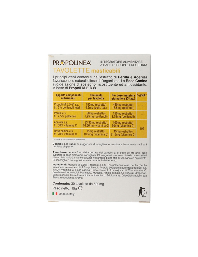 Alta Natura Propolinea Arancia 30 tabs