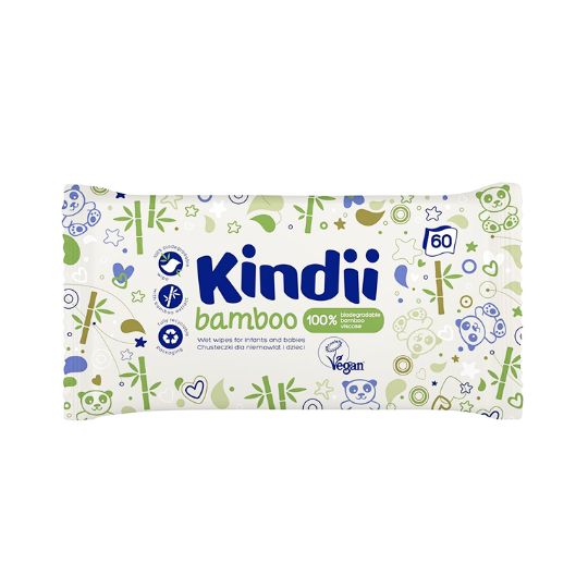 Cleanic Kindii Baby Care Bamboo Wet Wipes