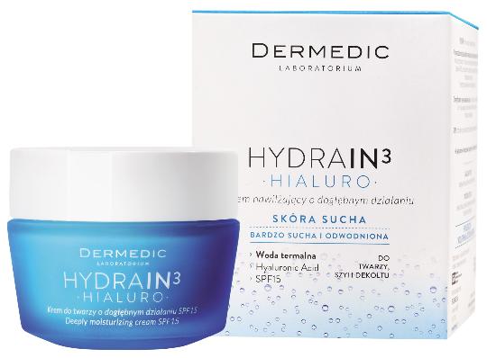 Dermedic Hydrain3 Hialuro Deeply Moisturizing Cream ,50ml