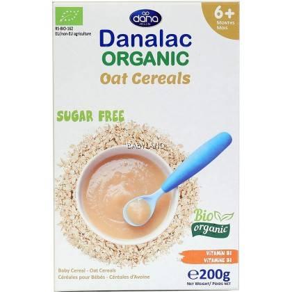 Danalac Organic Oat Cereales 6m+,200g