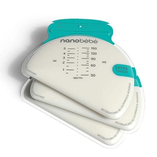 Nanobebe Breastmilk Storage Bags  50cop, 150ml