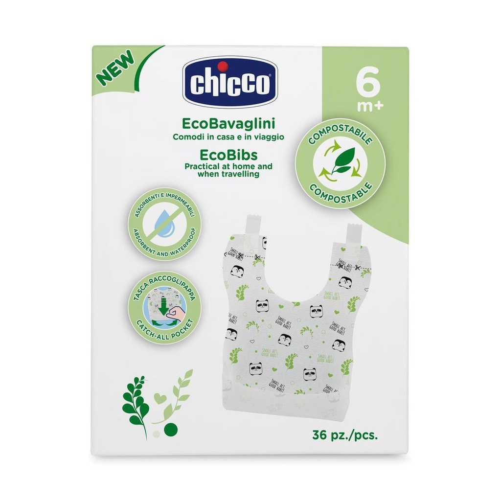 Chicco disposable bibs *36cop +6m