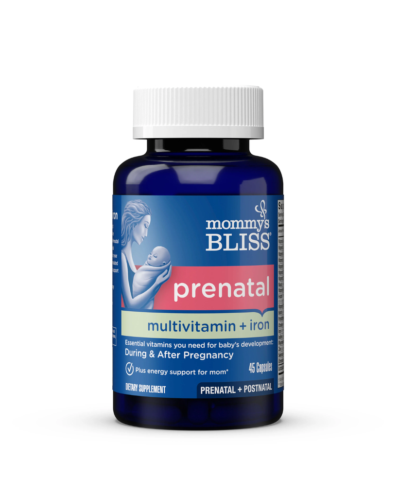 Mommys Bliss Prenatal Multivitamin + Iron ,45 caps