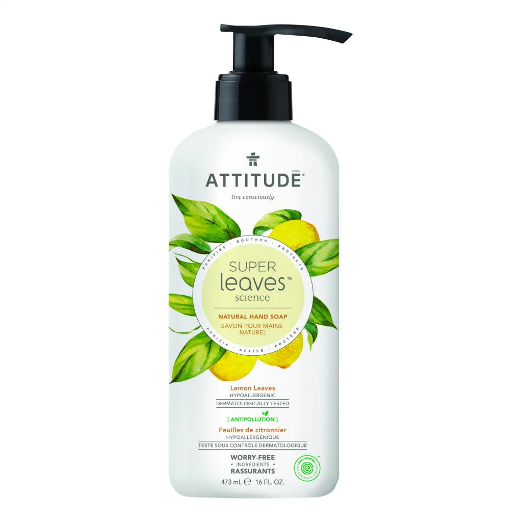 Attitude hand soap lemon leaves 473ml