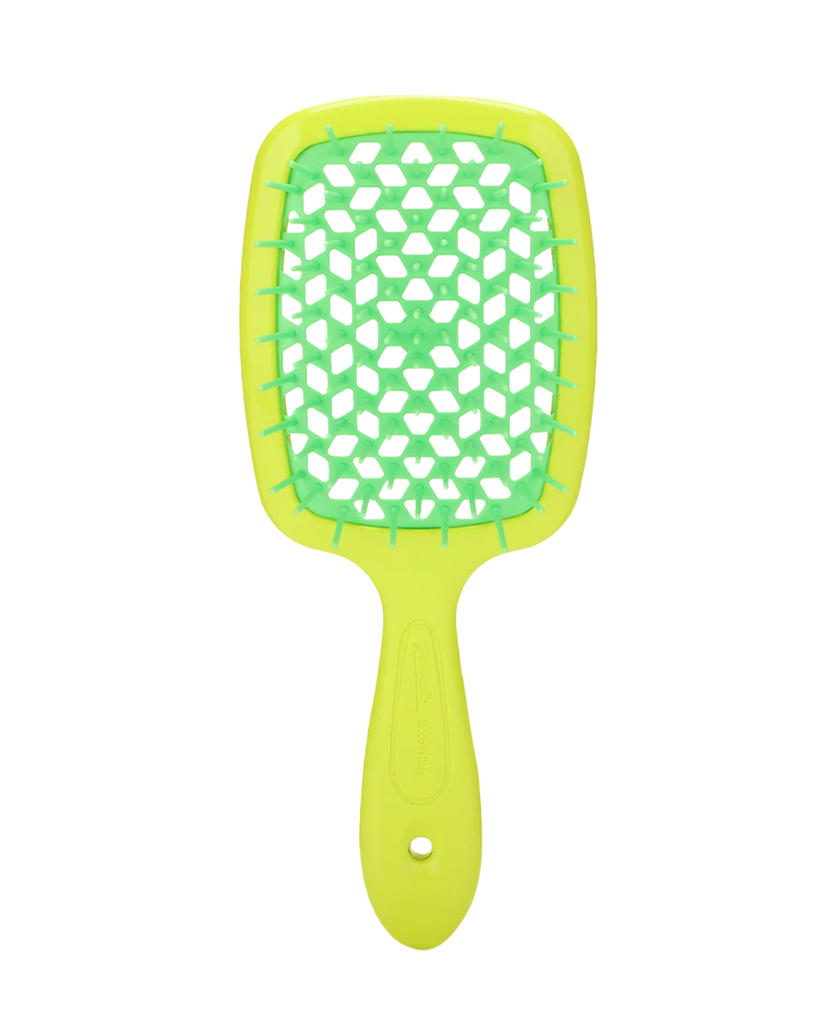 JANEKE SMALL SUPERBRUSH VENTED BRUSH COMPACT VERSION FLUO LIME