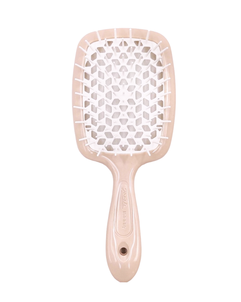 JANEKE SUPERBRUSH VENTED BRUSH WITH SOFT PINS LIGHT ROSE PASTEL