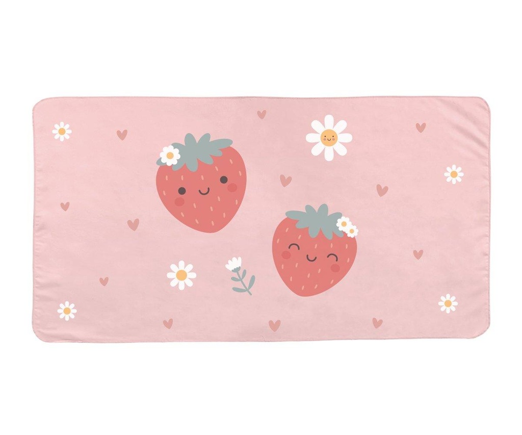Tutete Microfiber Beach Towel with Strawberries