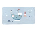 Tutete Microfiber Beach Towel with Fishing Boat
