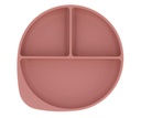 Tutete Silicone Plate with Suction Brick Blush