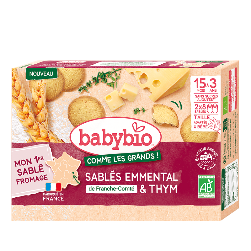 Babybio Emmental Thyme Biscuit +15months