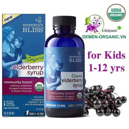 [715801] Mommys Bliss kids elderberry syrup ,90ml