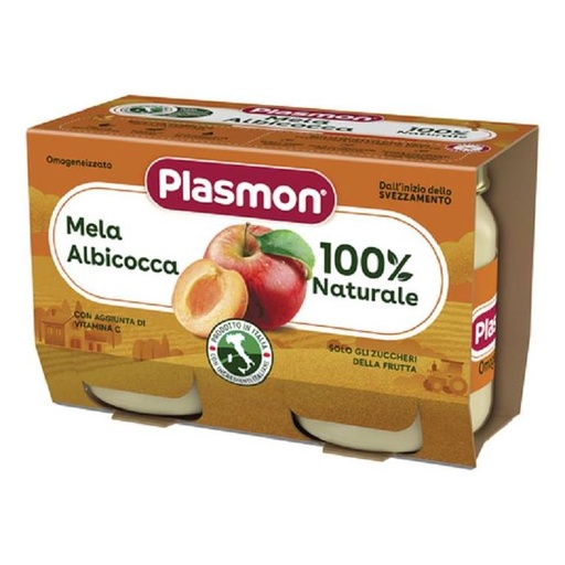 Plasmon Mela e Albicocca 2x104gr