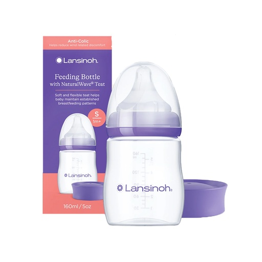 [5060420233087] Lansinoh biberon qelq 160 ml