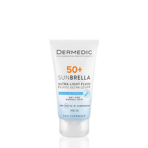 [5901643177546] Dermedic Sunbrella Ultra-light fluid SPF 50+dry and normal skin 40 ml