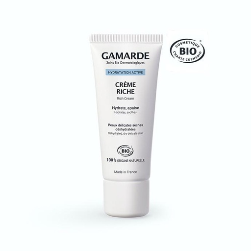 [G603] Gamarde Creme Riche 40g Bio