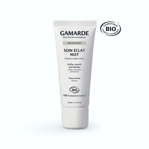 [G705] Gamarde White Effect Creme De Nuit 40gr Bio