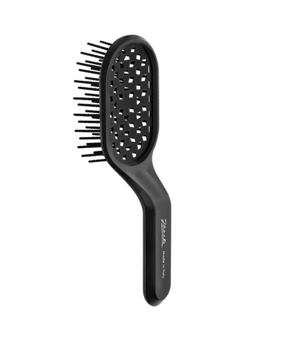 [SP507.A NER] JANEKE CURVY VENTED BRUSH, EXTREME VOLUME BLOWOUTS HAIR BRUSH BLACK