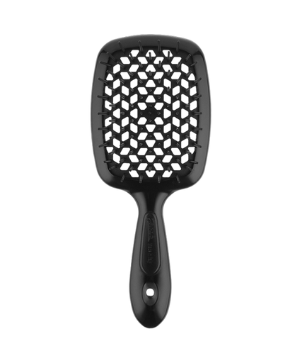 [SP226 NER] JANEKE SUPERBRUSH VENTED BRUSH WITH SOFT PINS BLACK
