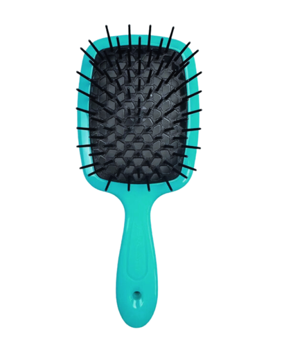 [72SP226 TSE] JANEKE SUPERBRUSH VENTED BRUSH WITH SOFT PINS TURQUASE BLACK