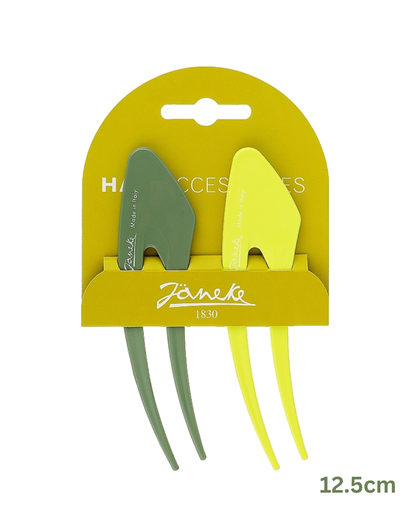 [JG48020BLILIM] JANEKE HAIR CLIP 12,5 cm, 2PCS