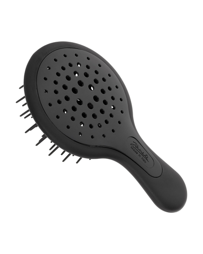 [71SP220NERNER] JANEKE MINI SUPERBRUSH COMPACT SILICON HAIRBRUSH BLACK