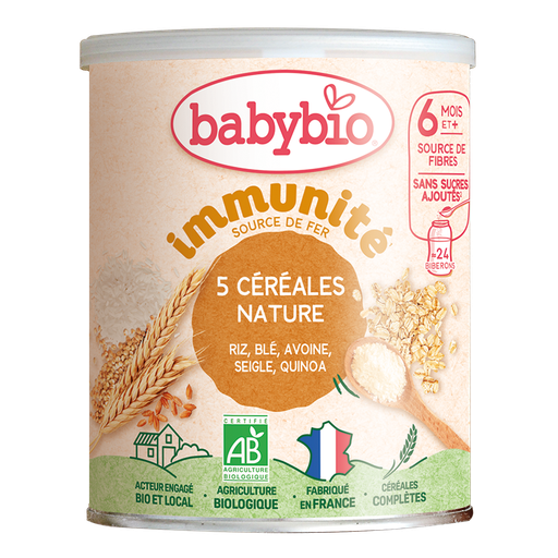 [50018] Babybio Multigrains 5 Cereals Organic +6months