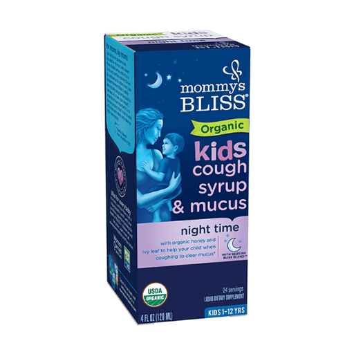 [715101] Mommys Bliss Kids Cough Syrup e Mucus Night time,120ml