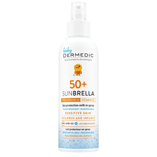 [604-DM-1058-1] Dermedic Baby Sunbrella ,SPF 50+ sensitive skin milk in spray ,150ml