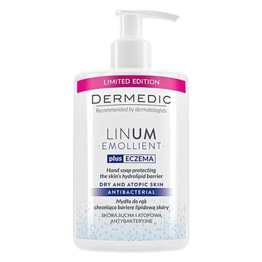 [604-DM-1161] Dermedic Linum Emolient Hand Soap, 300ml