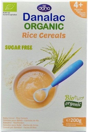 [DNLC24] Danalac Organic Rice Cereals 4m+ ,200g