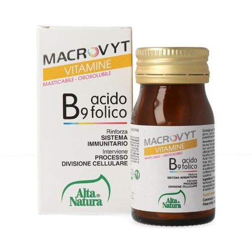 [8050534219388] Alta Natura Macrovyt B9 Acido Folico, 40 tableta