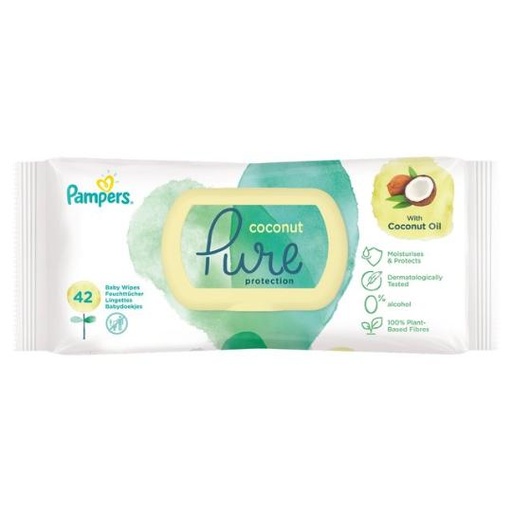 [8001841708676] Pampers Pure Coconut Wet Wipes