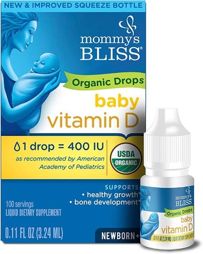 [679234056024] Mommys Bliss Baby Vitamin D ,3.24ML