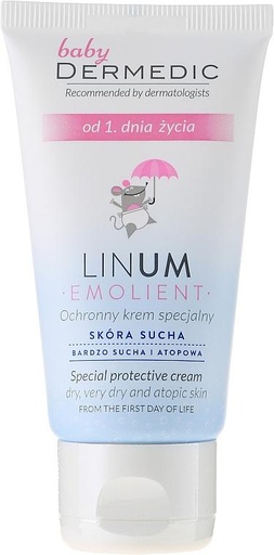 [604-dm-131] Dermedic Linum Emolient Baby Special Protective Cream Spf 15, 50ml