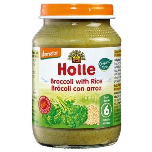 [7640104955078] Holle Broccoli with Rice ,190g