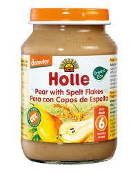 [7640104957959] Holle Pear with Spelt Flakes ,6months