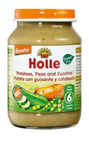 [7640104958635] Holle Potatoes Peas Zucchini,190g