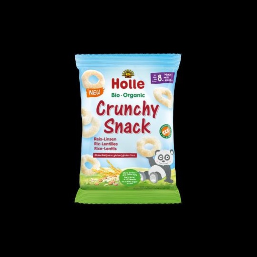 [7640161879980] Holle Crunchy Snack Rice-Lentils ,25gr
