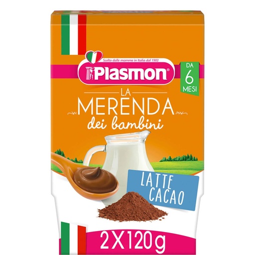 [8001040199060] Plasmon La Merenda Latte Cacao x2
