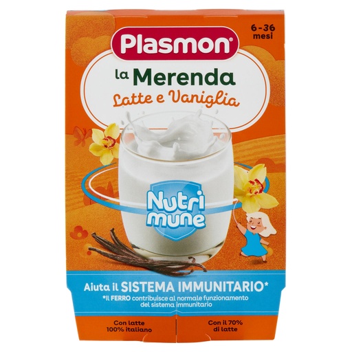 [8001040199077] Plasmon La Merenda Latte Vaniglia x2
