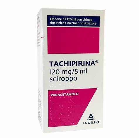 [Kodi_4043] Tachipirina, Paracetamol, Syrup, 120mg/5ml, Box * 1 Bottle * 120ml